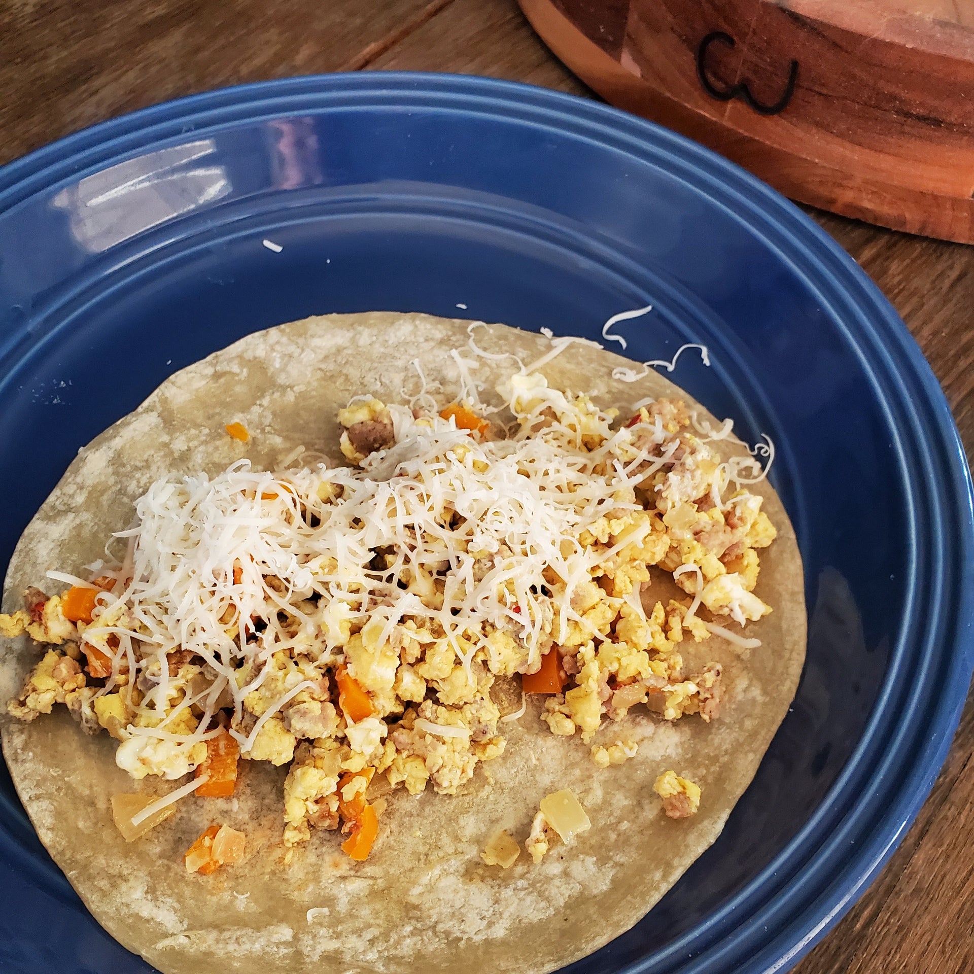 Quick, Easy, Nutrious, Delicious Breakfast Burrito!